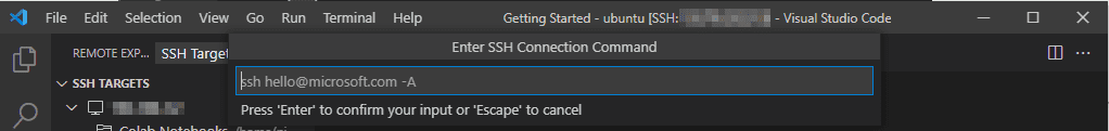ssh connect vsc