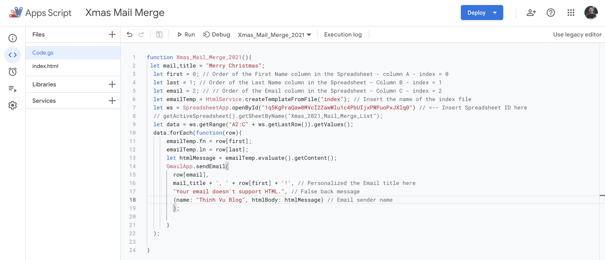 T code ng d ng mail merge gmail n gi n trong 15 ph t v i google